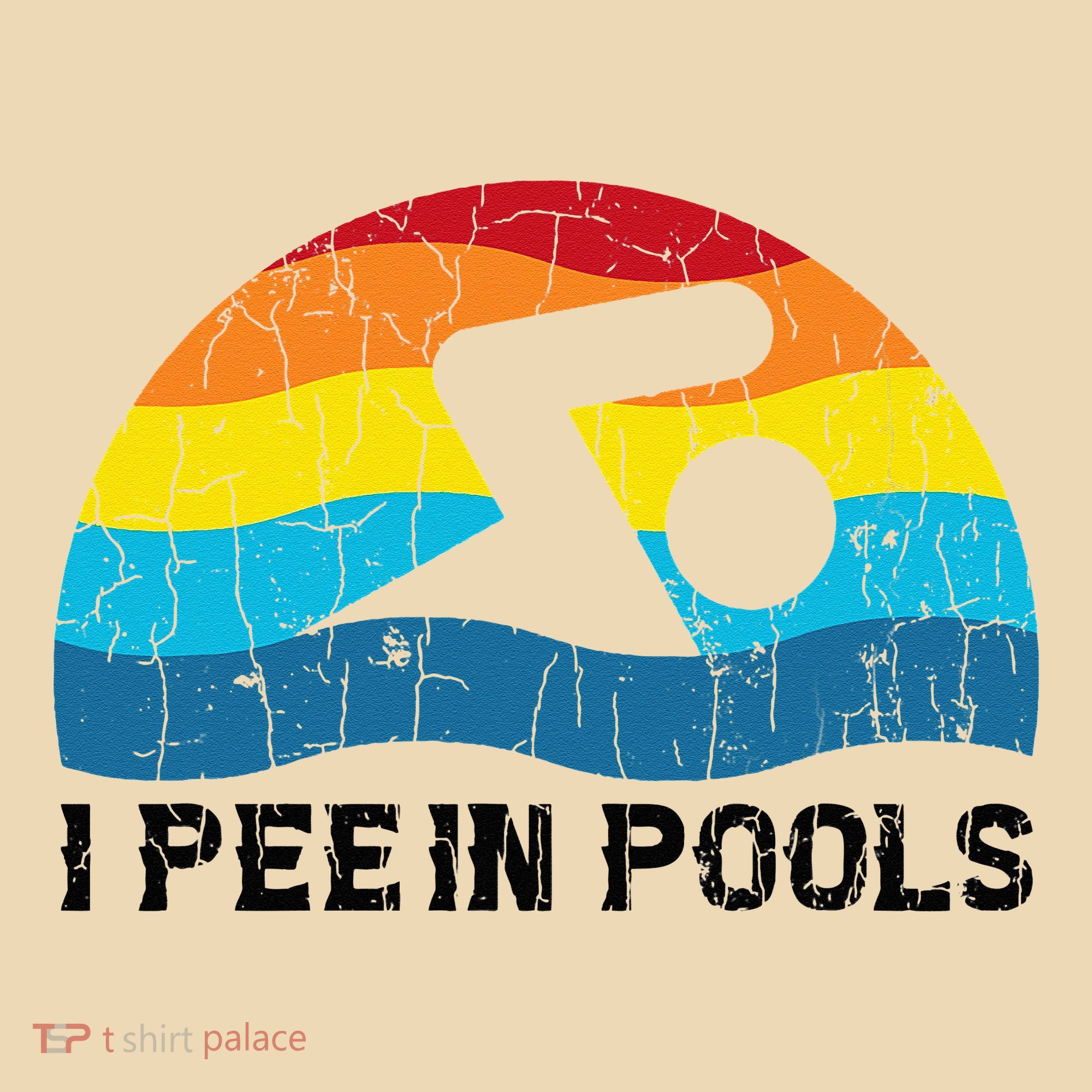 I Pee In Pools Funny Swimmer Swimming Coach Player Tote Bag