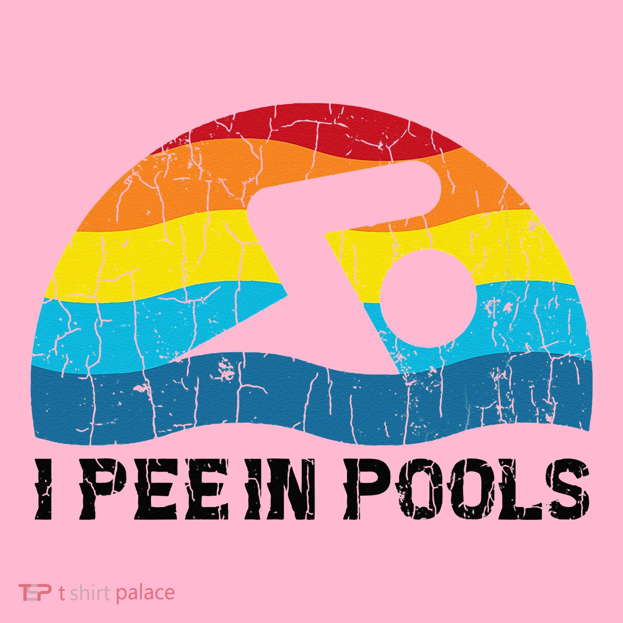 I Pee In Pools Funny Swimmer Swimming Coach Player Coaster