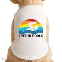 I Pee In Pools Funny Swimmer Swimming Coach Player Doggie Tank thumb 0