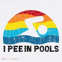 I Pee In Pools Funny Swimmer Swimming Coach Player Women's Hoodie thumb 2