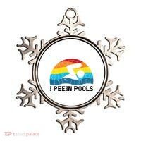 I Pee In Pools Funny Swimmer Swimming Coach Player Ornament thumb 0