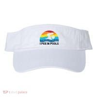 I Pee In Pools Funny Swimmer Swimming Coach Player Visor thumb 0
