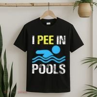 I Pee In Pools Funny Swimming Sayings Summer T-Shirt thumb 2
