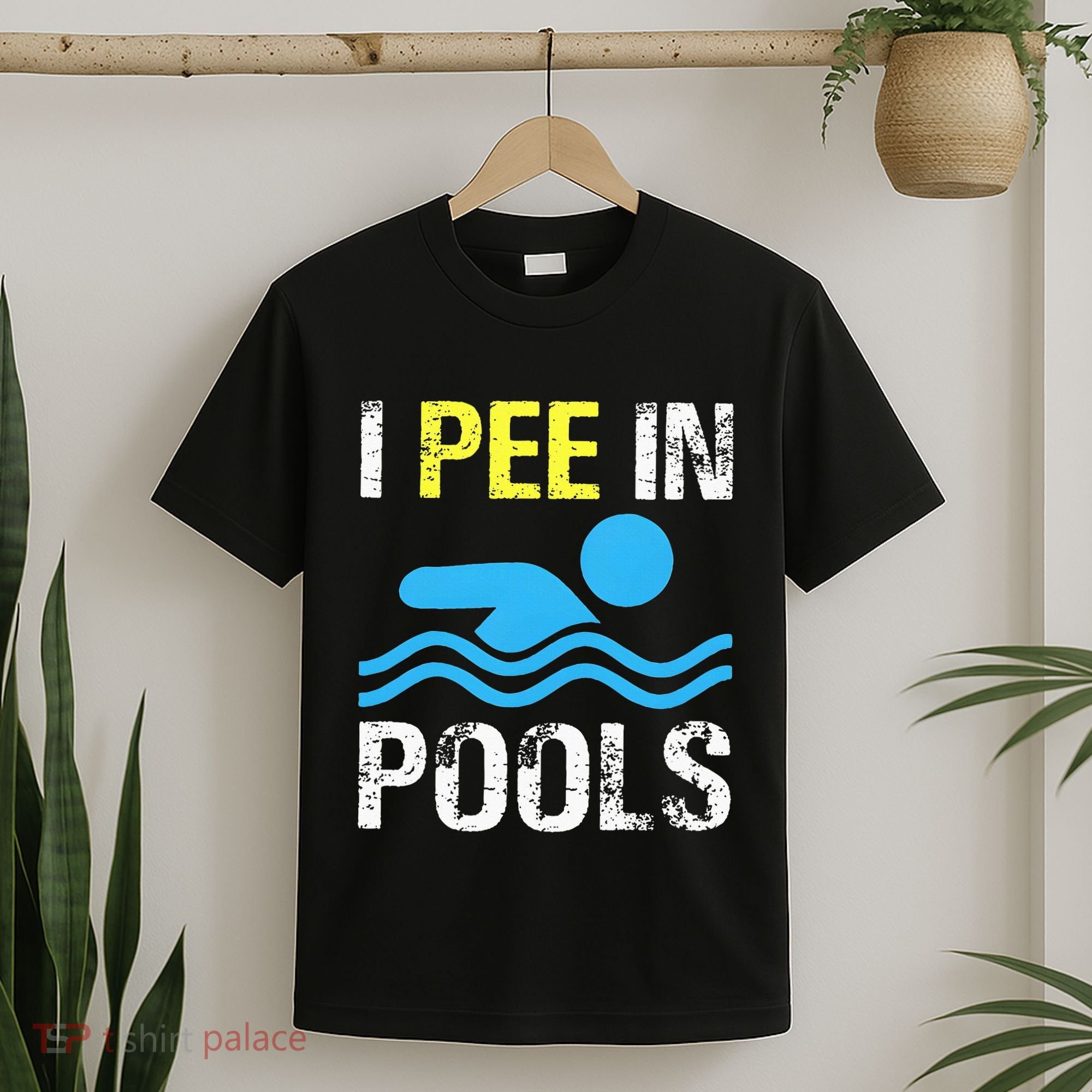 I Pee In Pools Funny Swimming Sayings Summer T-Shirt