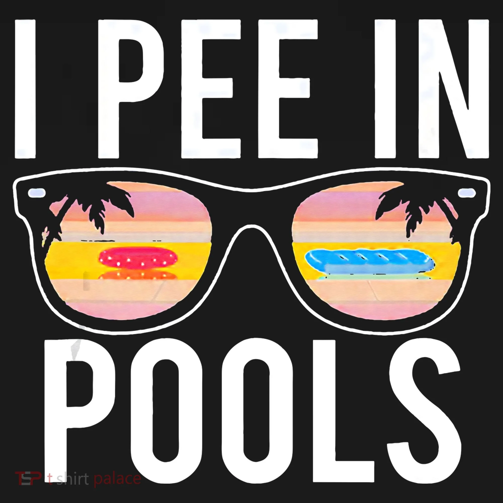 I Pee In Pools Doggie Tank