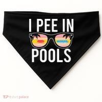 I Pee In Pools USA-Made Doggie Bandana thumb 0