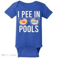 I Pee In Pools Baby Bodysuit thumb 0