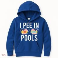 I Pee In Pools Kids Hoodie thumb 0
