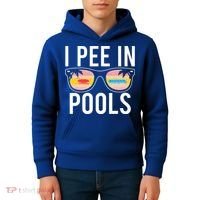 I Pee In Pools Kids Hoodie thumb 4