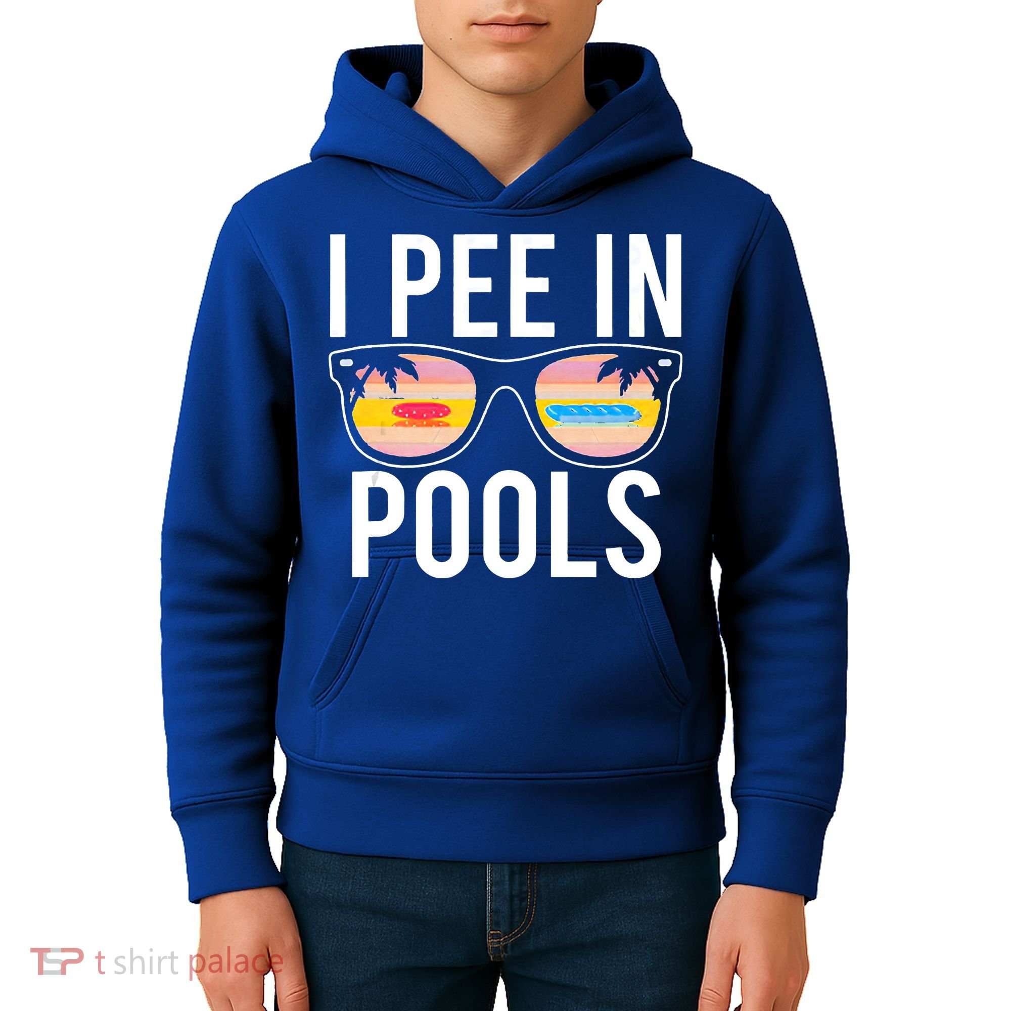 I Pee In Pools Kids Hoodie