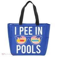 I Pee In Pools Tote Bag thumb 0
