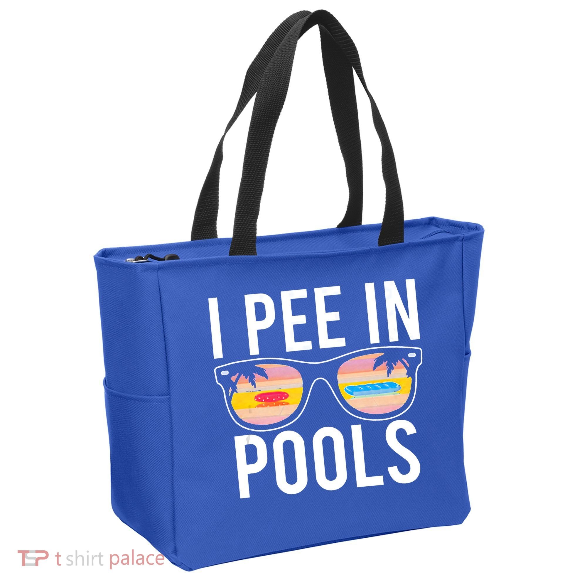 I Pee In Pools Tote Bag