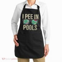 I Pee In Pools Glasses Summer Vacation Funny Apron thumb 2