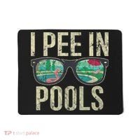 I Pee In Pools Glasses Summer Vacation Funny Mousepad thumb 0