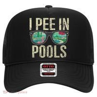 I Pee In Pools Glasses Summer Vacation Funny Hat thumb 0