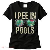 I Pee In Pools Glasses Summer Vacation Funny Women's T-Shirt thumb 0