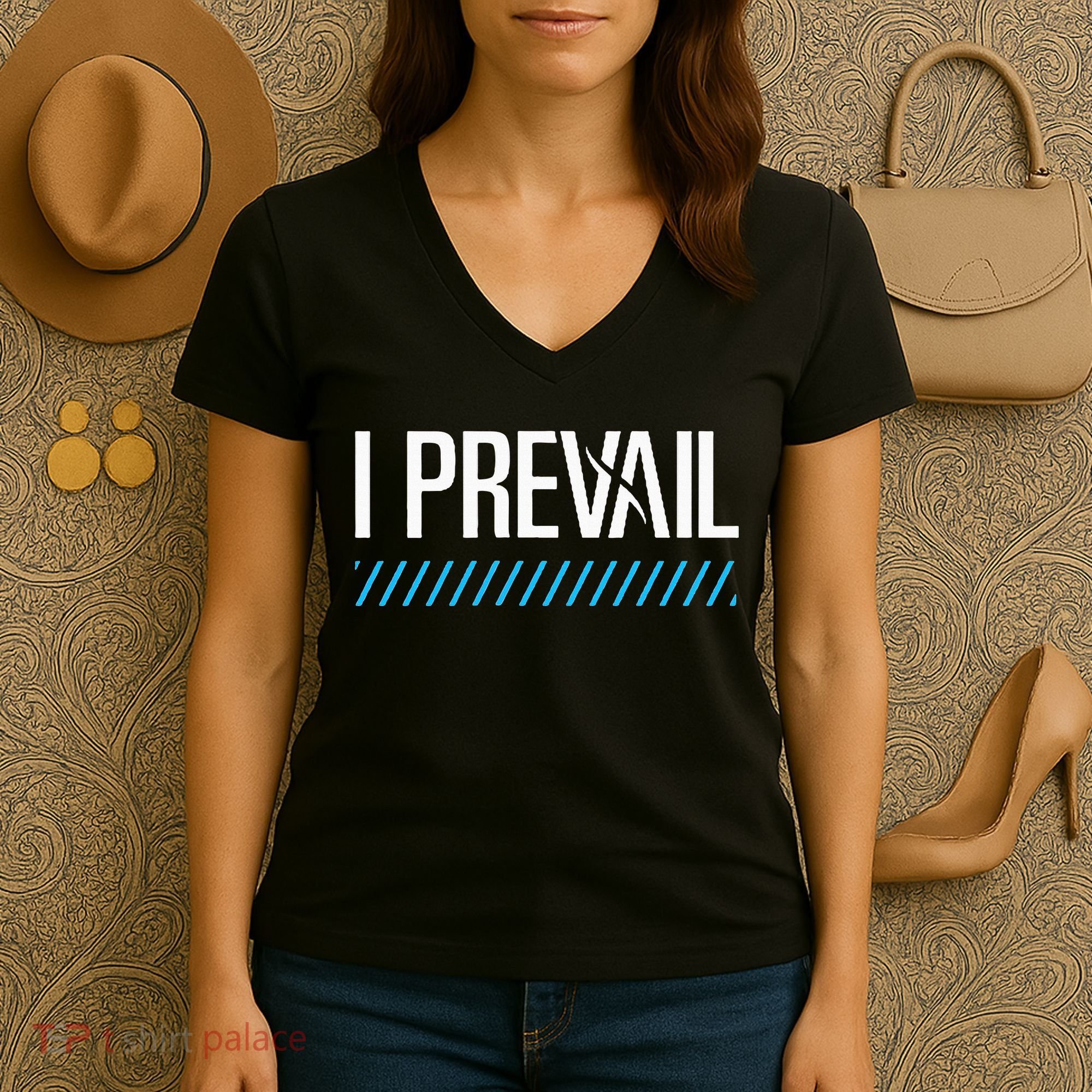 I Prevail Women's V-Neck T-Shirt