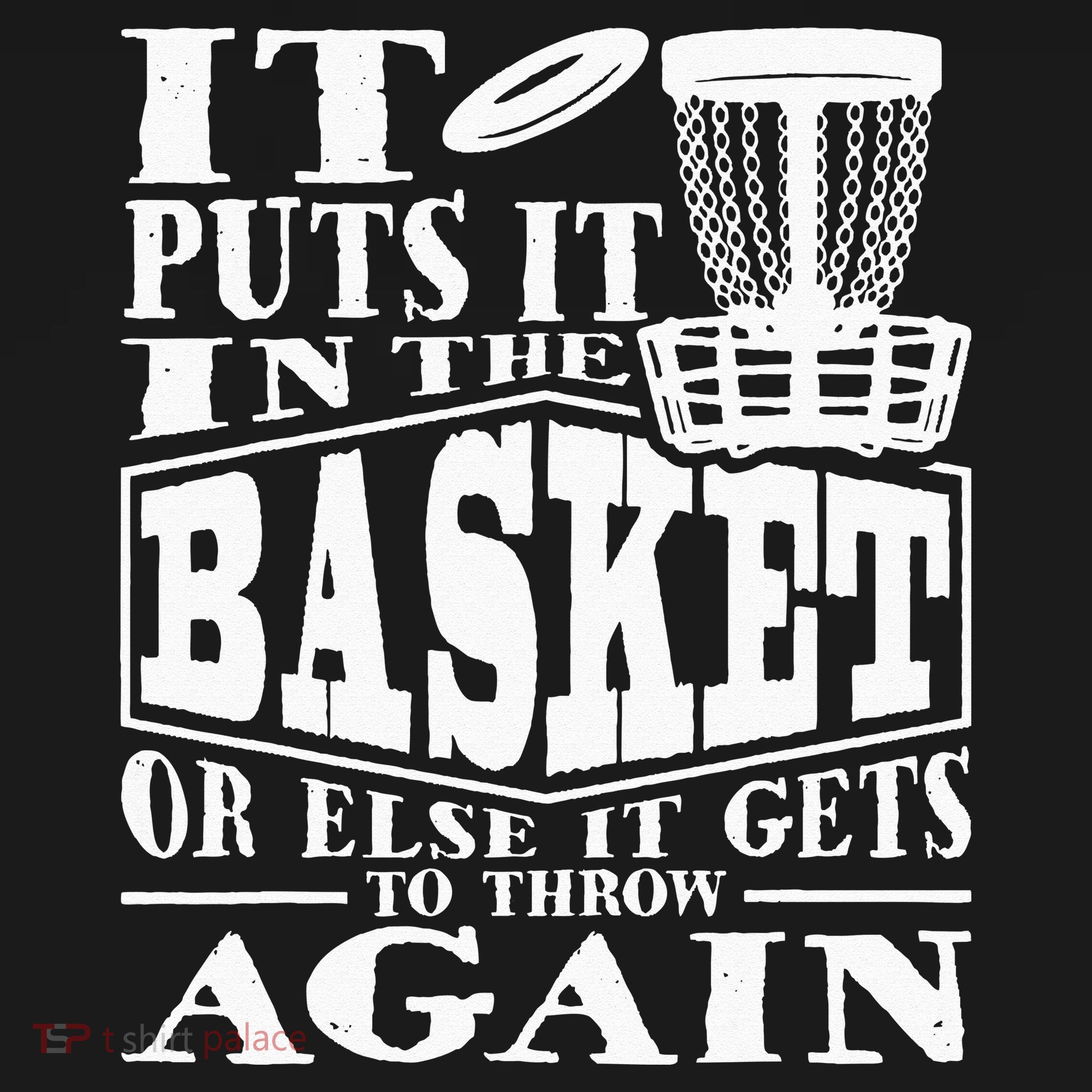 It Puts It In The Basket Disc Golf Player Disc Golfer Kids Hoodie