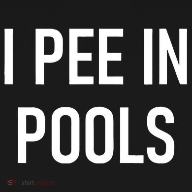 I Pee In Pools Funny Jokes Sarcastic Sayings Flat Bill Trucker Hat