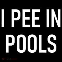 I Pee In Pools Funny Jokes Sarcastic Sayings Women's Hoodie thumb 2