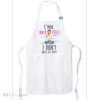 Inner Peace I Don't Have All Day Funny Yoga Apron thumb 0