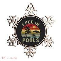 I Pee In Pools Sarcastic Sayings For Pools Lovers Retro Ornament thumb 0