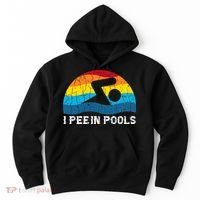 I Pee In Pools Funny Swimmer Swimming Coach Hoodie thumb 0