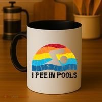 I Pee In Pools Funny Swimmer Swimming Coach Coffee Mug thumb 4