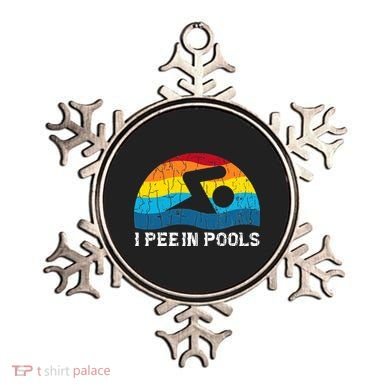 I Pee In Pools Funny Swimmer Swimming Coach Ornament
