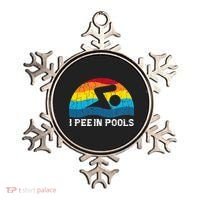 I Pee In Pools Funny Swimmer Swimming Coach Ornament thumb 0