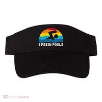 I Pee In Pools Funny Swimmer Swimming Coach Visor thumb 0