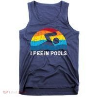 I Pee In Pools Funny Swimmer Swimming Coach Tank Top thumb 0
