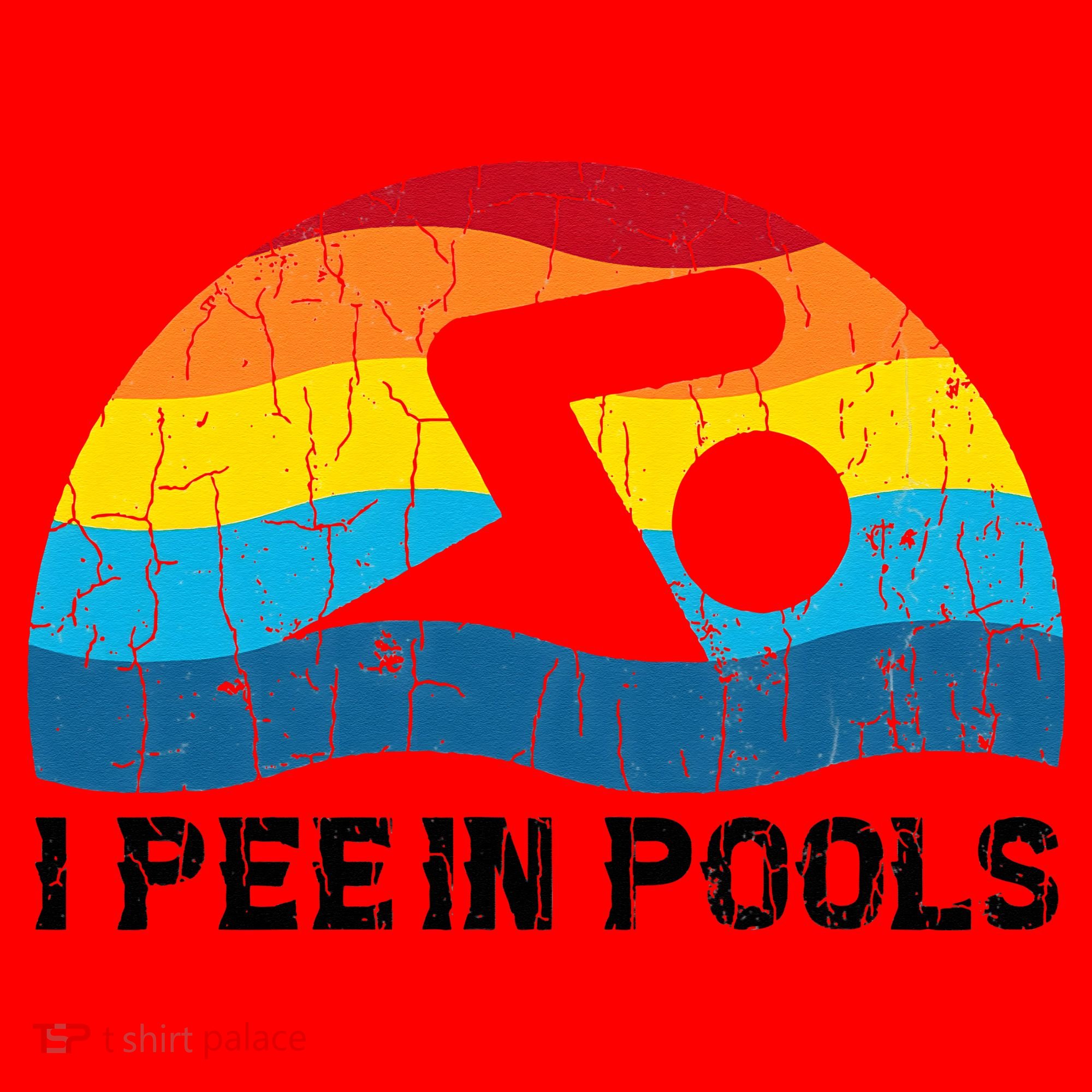 I Pee In Pools Funny Swimmer Swimming Coach Santa Hat