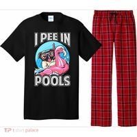 I Pee In Pools Funny Dog Swimming Pool Jokes Pajama Set thumb 0