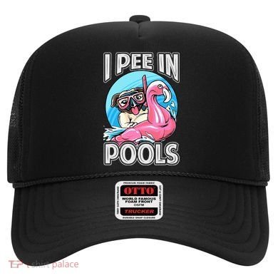 I Pee In Pools Funny Dog Swimming Pool Jokes Hat