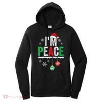 IM Peace I Come In Peace Funny Matching Couple Christmas Women's Hoodie thumb 0