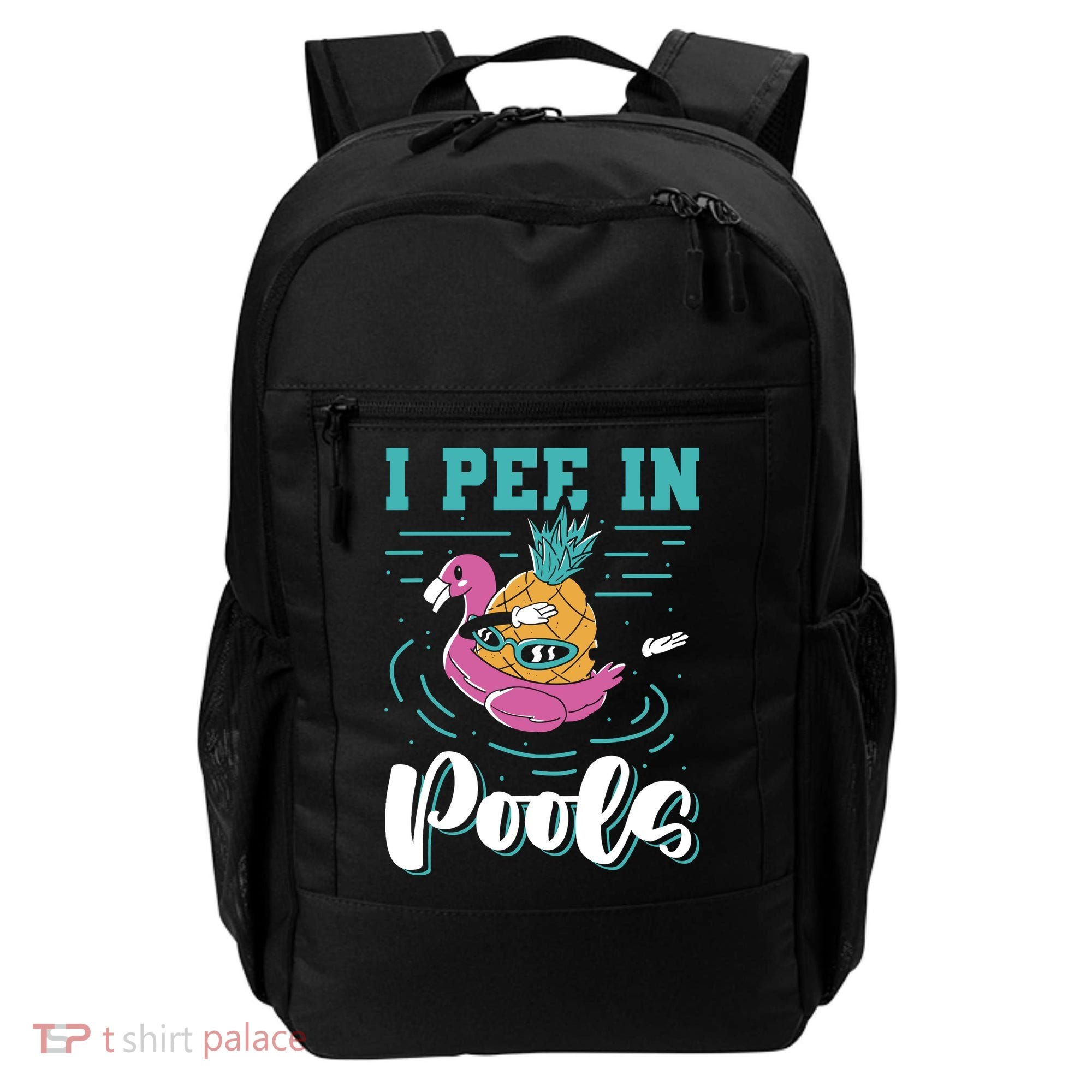 I Pee In Pools Swimming Joke Peeing In Public Pools Backpack