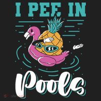 I Pee In Pools Swimming Joke Peeing In Public Pools Tumbler thumb 3