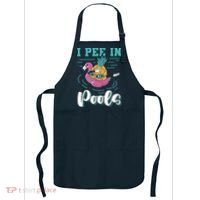 I Pee In Pools Swimming Joke Peeing In Public Pools Apron thumb 0