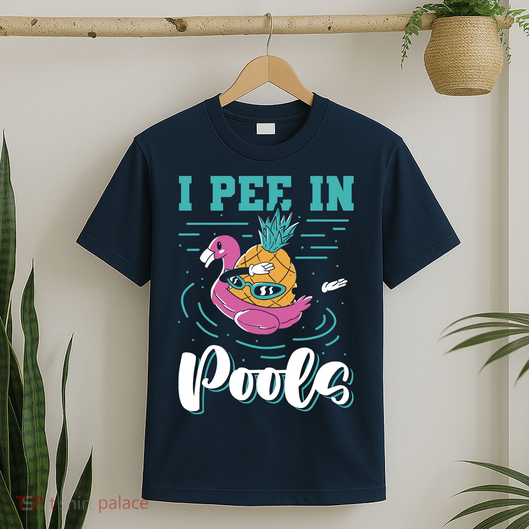 I Pee In Pools Swimming Joke Peeing In Public Pools T-Shirt