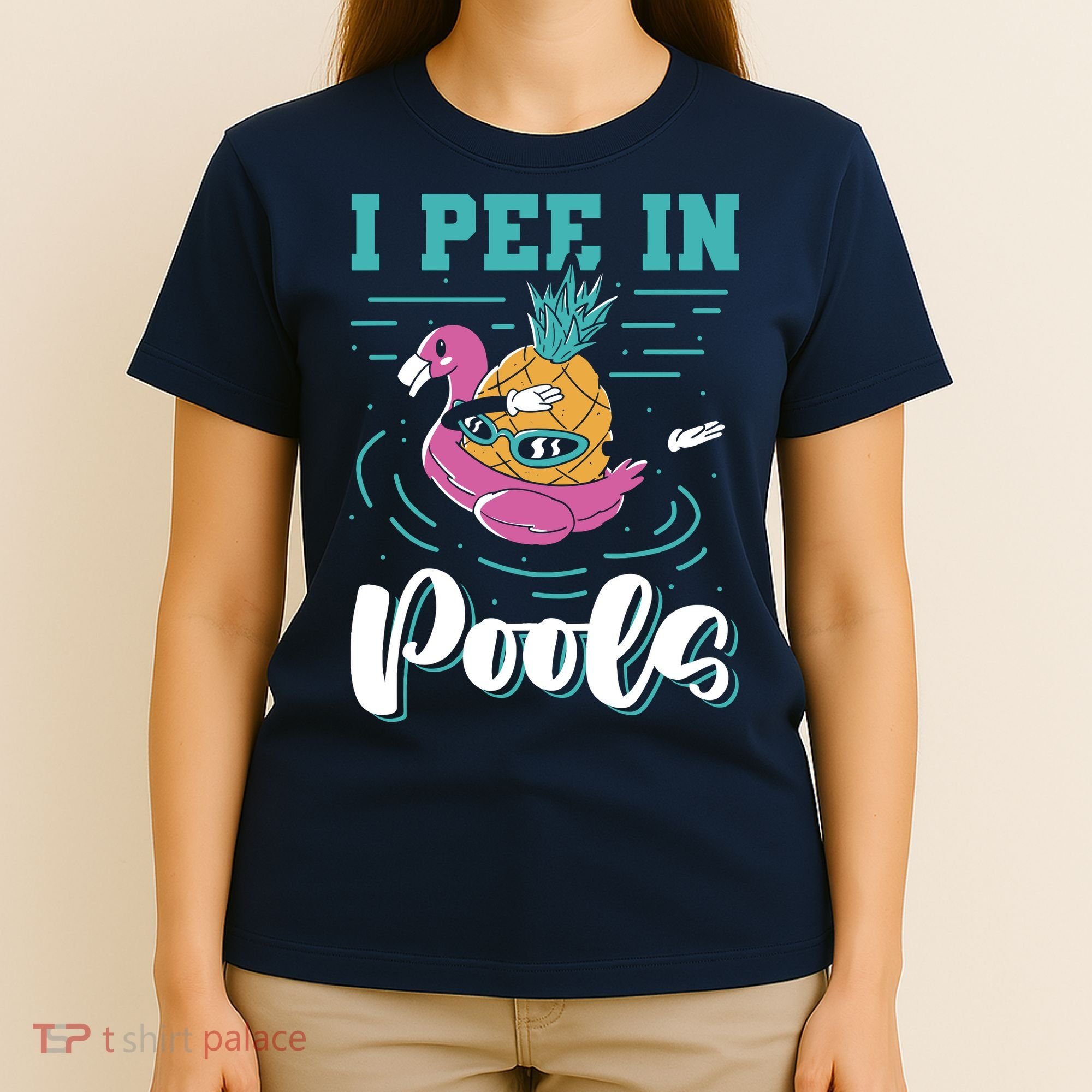 I Pee In Pools Swimming Joke Peeing In Public Pools T-Shirt