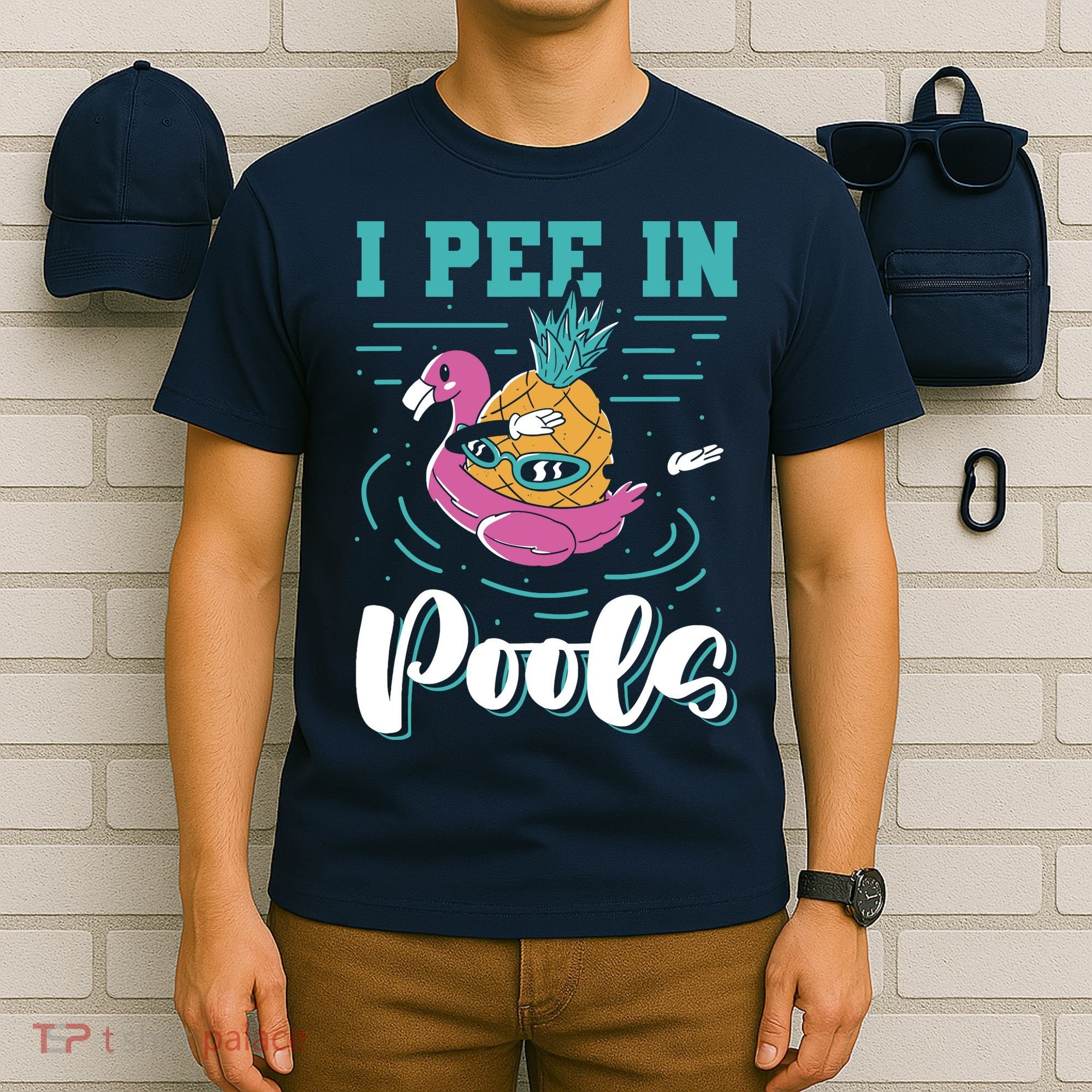 I Pee In Pools Swimming Joke Peeing In Public Pools T-Shirt