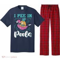I Pee In Pools Swimming Joke Peeing In Public Pools Pajama Set thumb 0