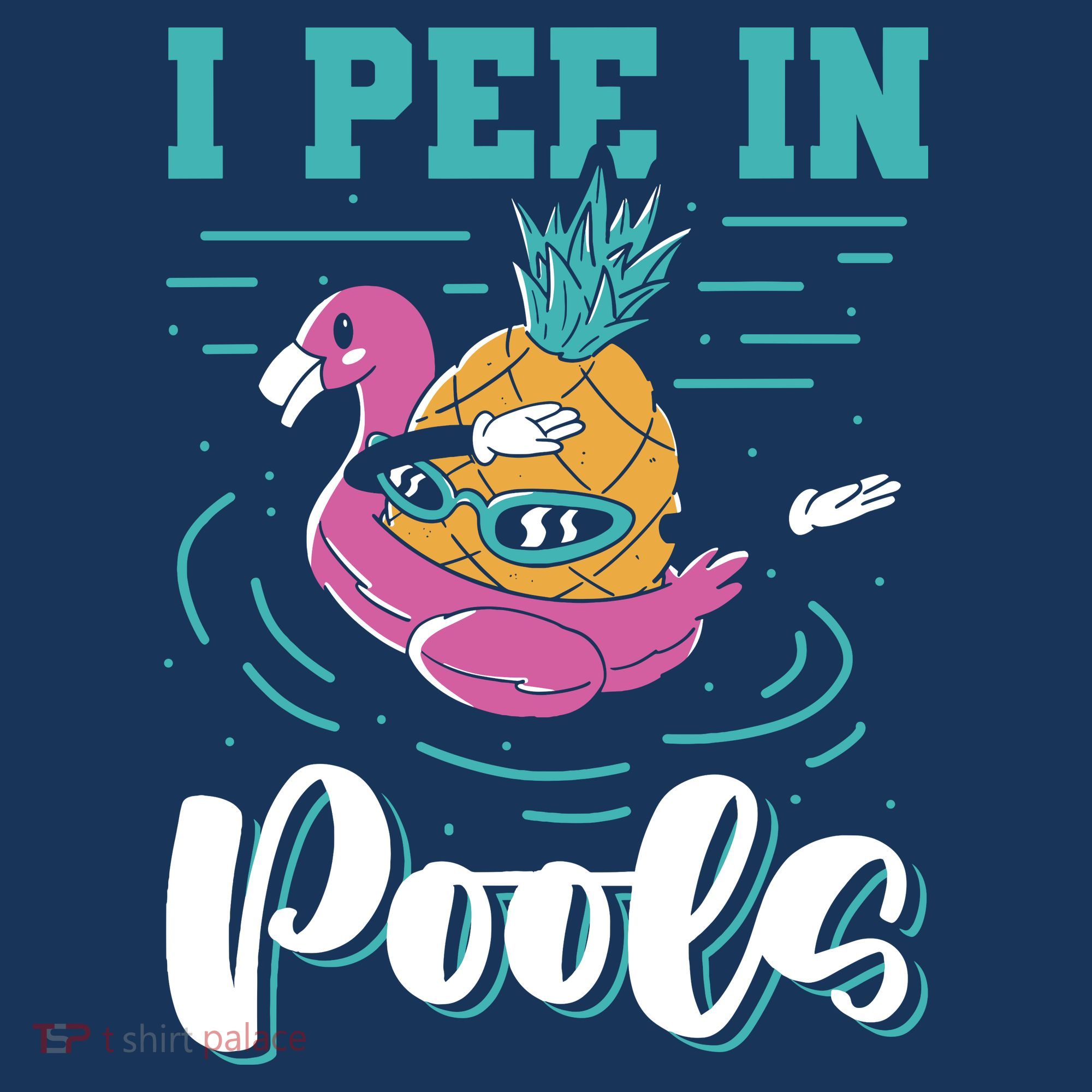 I Pee In Pools Swimming Joke Peeing In Public Pools Women's Hoodie