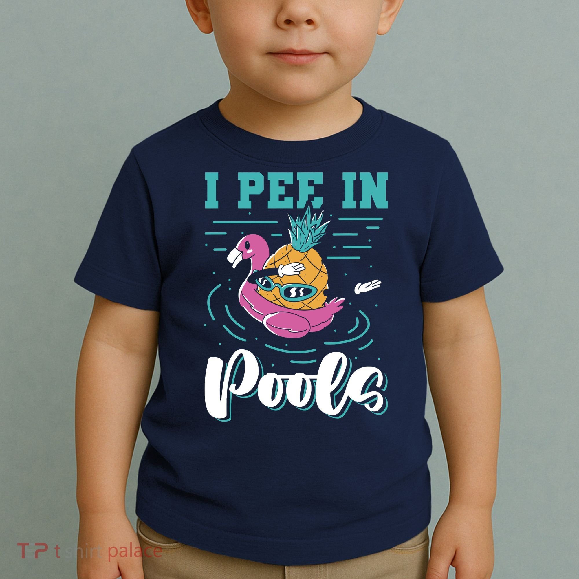 I Pee In Pools Swimming Joke Peeing In Public Pools Toddler T-Shirt