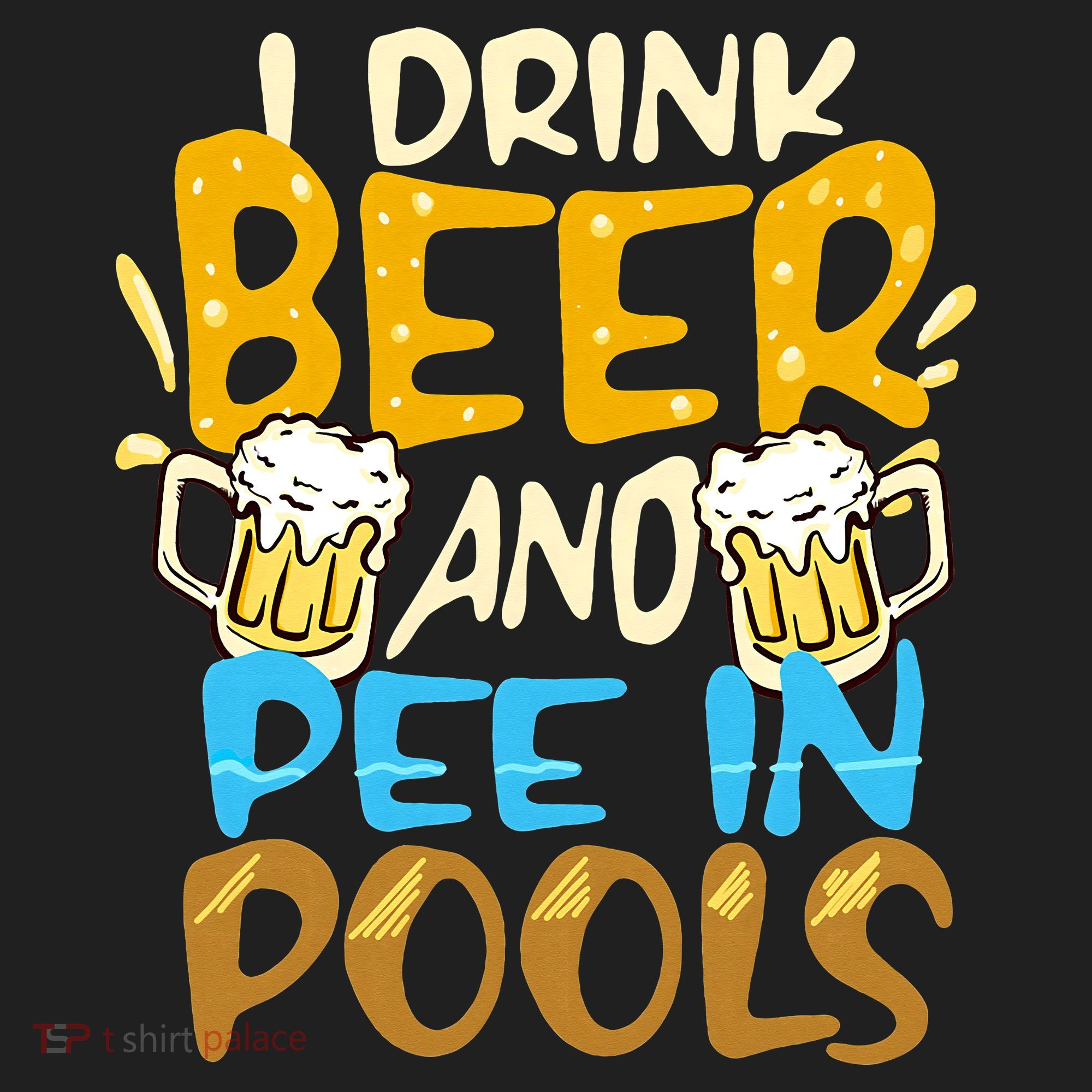 I Pee In Pools Swimming Swim Drink Beer I Pee In Pools Beanie