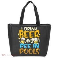 I Pee In Pools Swimming Swim Drink Beer I Pee In Pools Tote Bag thumb 0
