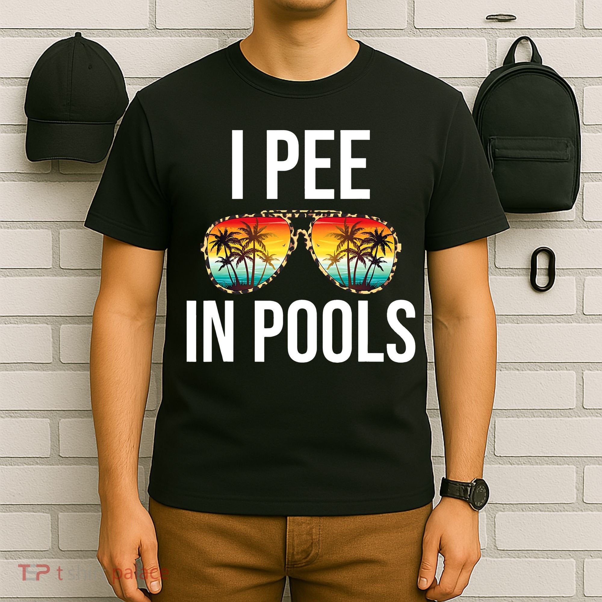 I Pee In Pools Funny Sarcastic Sayings Swim Swimmer Vacation T-Shirt