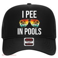 I Pee In Pools Funny Sarcastic Sayings Swim Swimmer Vacation Hat thumb 0