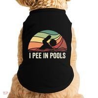 I Pee In Pools Swimming Swim Vacation I Pee In Pools Doggie Tank thumb 0